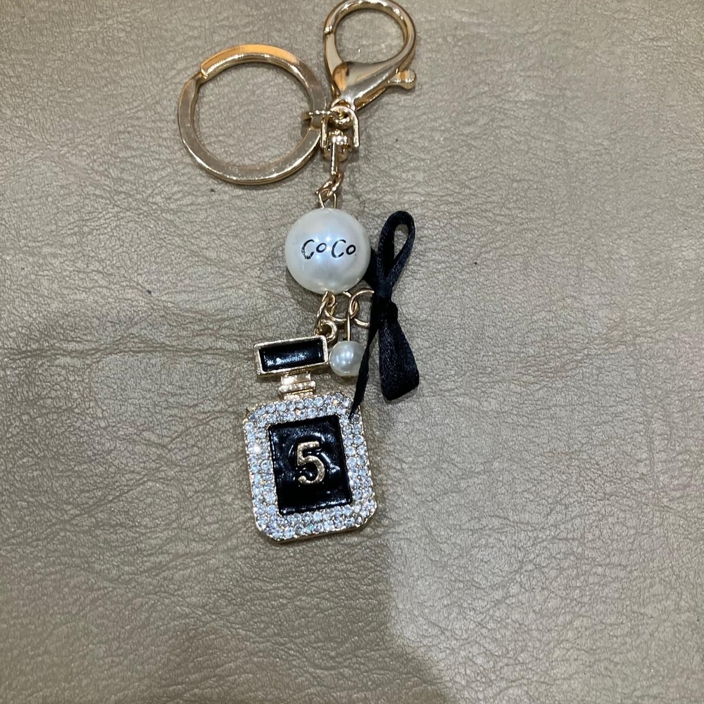 Black and Gold Keychain